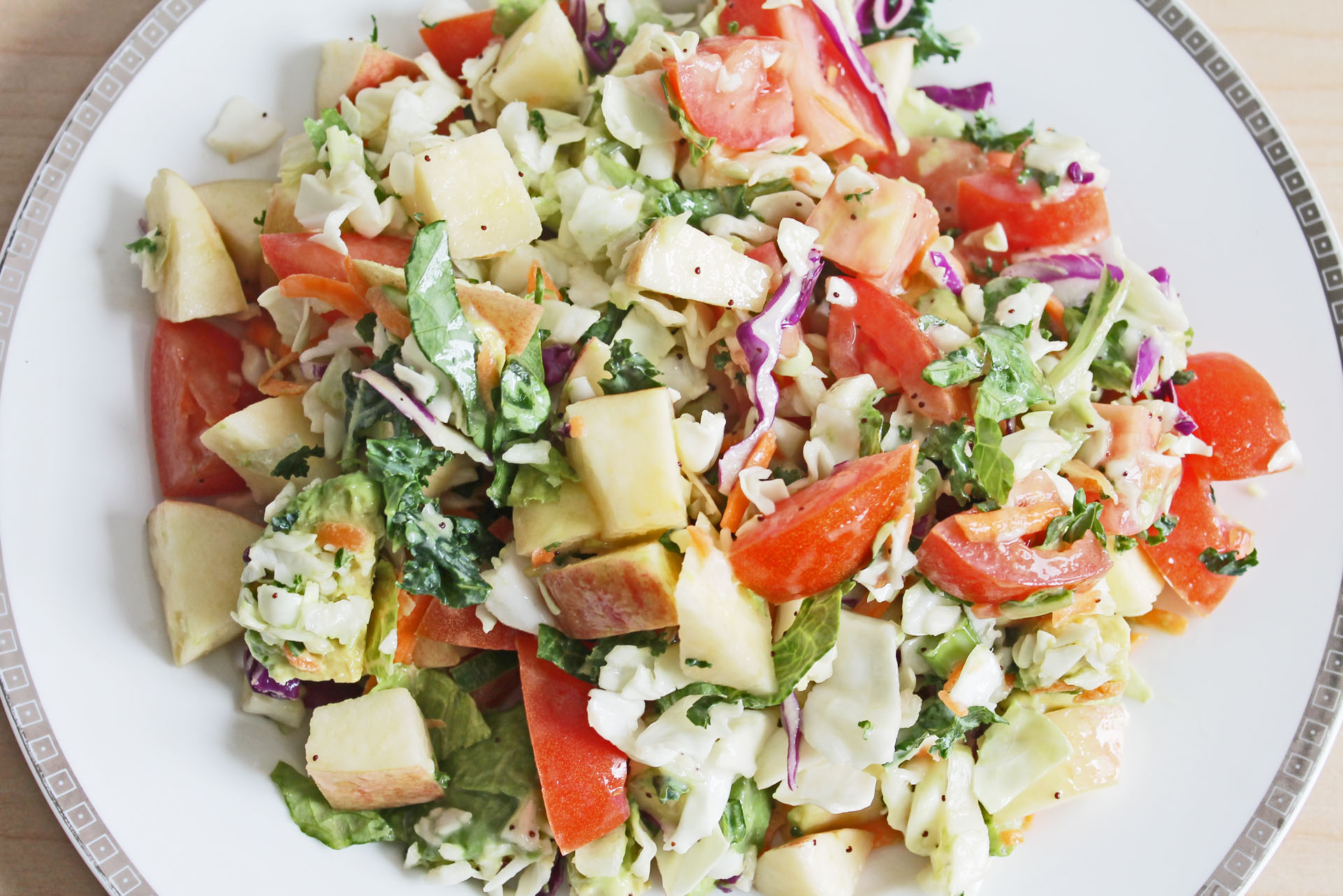 Healthy Salad Recipe: Apple Avocado Salad | Clean Eating Diet Plan ...